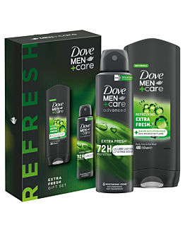 Dove Zestaw For Men Eco2 var. 2 (shower Gel Extra Fresh + Deo)