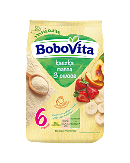 Bobovita Kaszka Manna Owocowa Po 6  miesiącu
