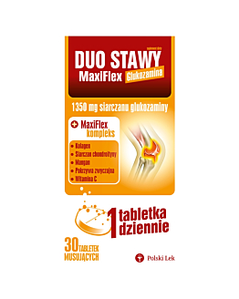 Duo Stawy Maxi Flex Glukozamina, Tabletki musujące