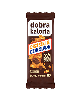 Dobra Kaloria Baton orzeszki & czekolad