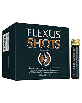 Flexus Shots, Preparat na wzmocnienie stawów, Fiolka z płynem doustnym