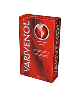 Varivenol, Preparat wspierający pracę układu żylnego, Kapsułki