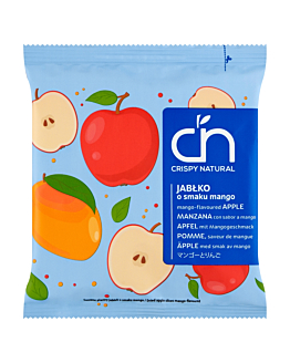 Crispy Narural Chipsy Suszone Jabłko o smaku mango 
