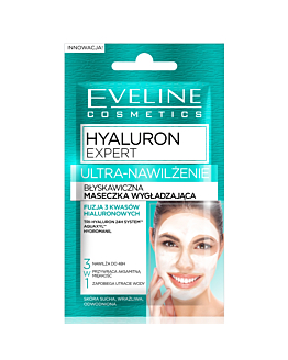 Eveline Hyaluron Clinic Ultra-Nawilżenie Błyskawiczna maseczka wygładzająca