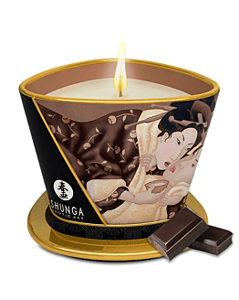 Shunga Świeca Do Masażu O Zapachu Czekoladowym Excitation Massage Candle 170 Ml