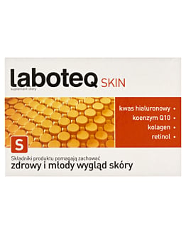 Laboteq Skin, Suplement diety z kolagenem, koenzymem Q10, kwasem hialuronowym i retinolem, Tabletki