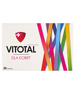 Vitotal dla Kobiet, Zestaw witamin i minerałów, Tabletki