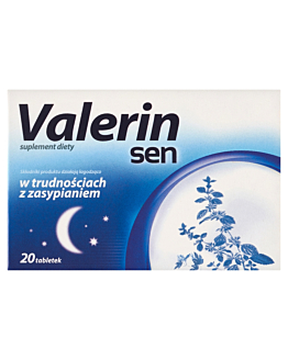 Valerin Sen, Suplement diety poprawiający jakość snu, Tabletki