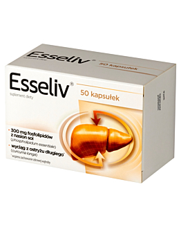 Esseliv 300 mg, Preparat wspomagający pracę wątroby, Kapsułki
