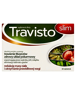 Travisto Slim, Suplement diety wspierający trawienie, Tabletki