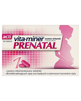 Acti Vita-Miner Prenatal, 60 Tabletek
