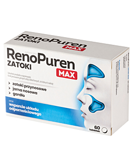 Renopuren Zatoki Max Tabletki, 60 szt.