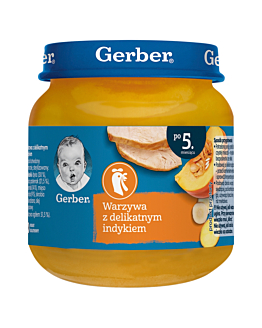 Gerber Obiad Indyk z Dynią i Ziemniakami Po 5 miesiącu