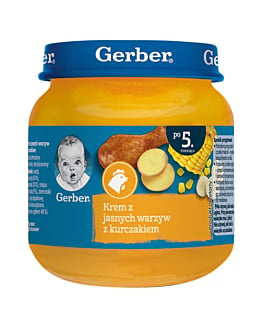 Gerber Obiad Kurczak w Kremie z Warzyw Po 5 miesiącu