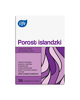 Life Porost Islandzki, Pastylki do ssania