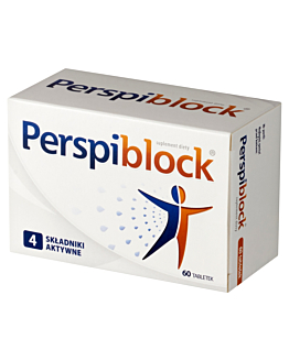 Perspiblock, Suplement diety ograniczający potliwość, Tabletki