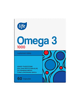 Life Omega-3 1000 mg, Kapsułki