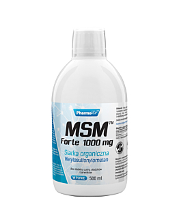 PharmoVit MSM Forte Siarka organiczna 1000 mg Płyn