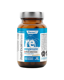 PharmoVit Herballine Respirozin Układ oddechowy, Kapsułki