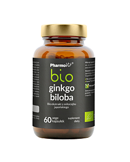 PharmoVit Bio Ginkgo Biloba Bio ekstrakt z miłorzębu japońskiego Kapsułki