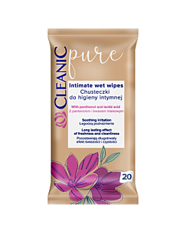 Cleanic Chusteczki do higieny intymnej Pure 20 szt.