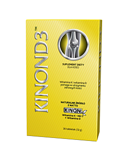 Kinon, Witamina K2-MK-7 + D3, Tabletki