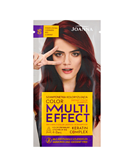 Joanna Multi Effect Color Szamponetka koloryzująca 05 Porzeczkowa Czerwień