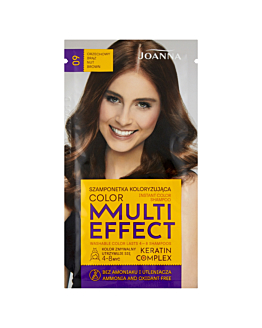 Joanna Multi Effect Color /09/ Orzechowy brąz Szamponetka koloryzująca 