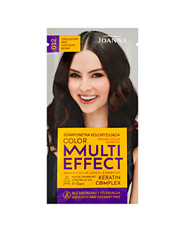 Joanna Multi Effect Color 012 Czekoladowy brąz Szamponetka koloryzująca