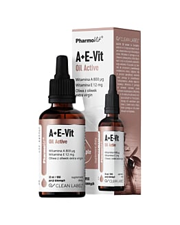 PharmoVit Clean Label A+E-Vit Oil Active Płyn