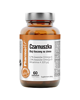 PharmoVit Clean Label Czarnuszka Olej tłoczony na zimno Kapsułki