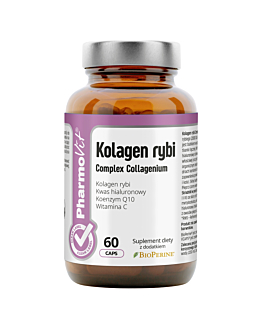 Pharmovit Clean Label Kolagen Rybi Complex Collagenium 60 Kapsułek