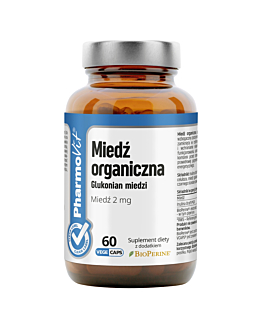 PharmoVit Clean Label Miedź organiczna 2 mg Kapsułki