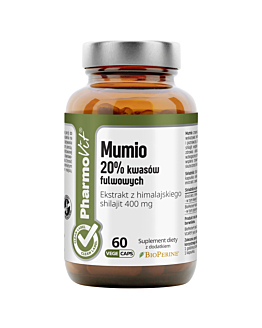 PharmoVit Clean Label Mumio 20% Kwasów Fulwowych kapsułki 