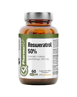 PharmoVit Clean Label Resweratrol 50% Kapsułki