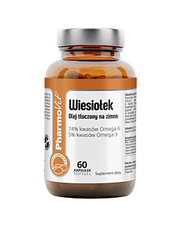 PharmoVit Clean Label Wiesiołek Olej z wiesiołka tłoczony na zimno Kapsułki