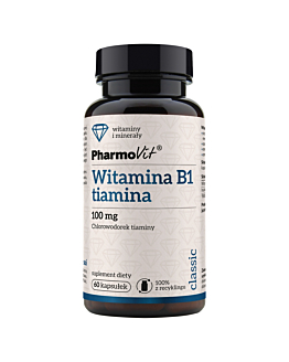 PharmoVit Classic Witamina B1 Tiamina 100 mg Kapsułki