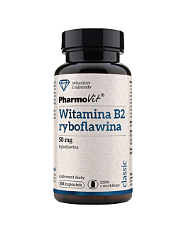 Pharmovit Classic Witamina B2 Ryboflawina 50 mg Kapsułki
