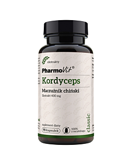 PharmoVit Classic Kordyceps Maczużnik chiński 400 mg Kapsułki