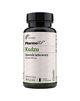 PharmoVit Classic Kudzu Opornik łatkowaty Ekstrakt 400 mg Kapsułki