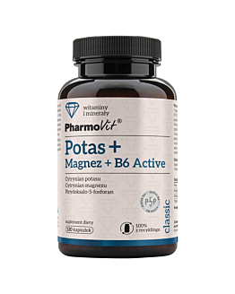 PharmoVit Classic Potas+Magnez+B6 Active Kapsułki