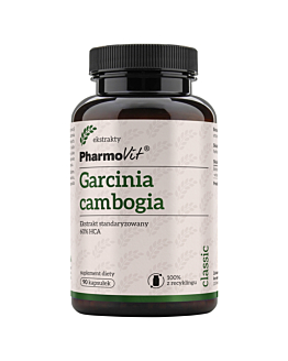 PharmoVit Classic Garcinia cambogia Ekstrakt standaryzowany 60% HCA Kapsułki