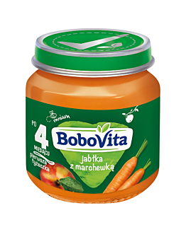 Bobovita Deser Jabłka z marchewką po 4 m-cu