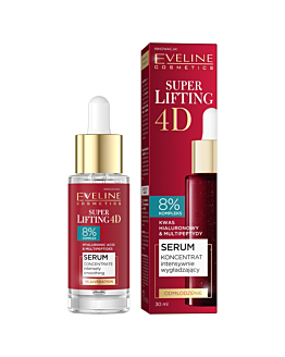 Eveline Super Lifting 4D, Serum-koncentrat intensywnie wygładzający do twarzy