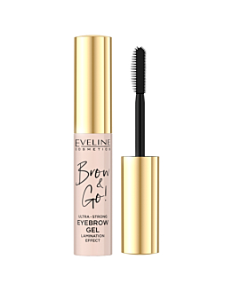 Eveline Brow & Go, Ultra mocny żel do brwi, efekt laminacji