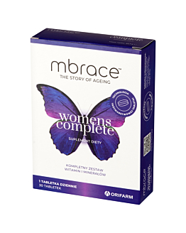 Mbrace Womens Complete, Zestaw witamin i minerałów dla kobiet, Tabletki