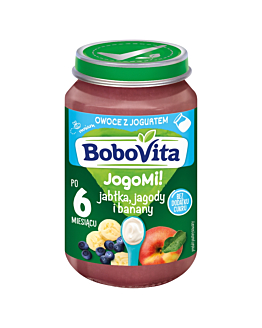 Bobovita Jagody i Banany z Jogurtem - Deser Jagody i banany z jogurtem 190 g