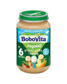 Bobovita Jabłka i Banany z Jogurtem - Deser 190 g