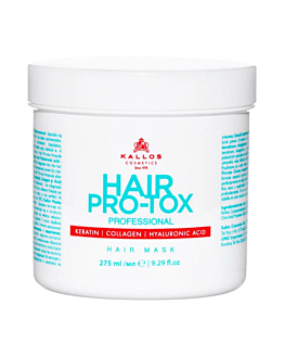 Kallos Hair Pro-Tox Hair Mask maska do włosów z keratyną kolagenem i kwasem hialuronowym, 275ml