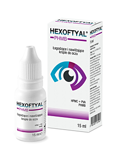 Hexoftyal PHMB, Łagodzące i nawilżające krople do oczu